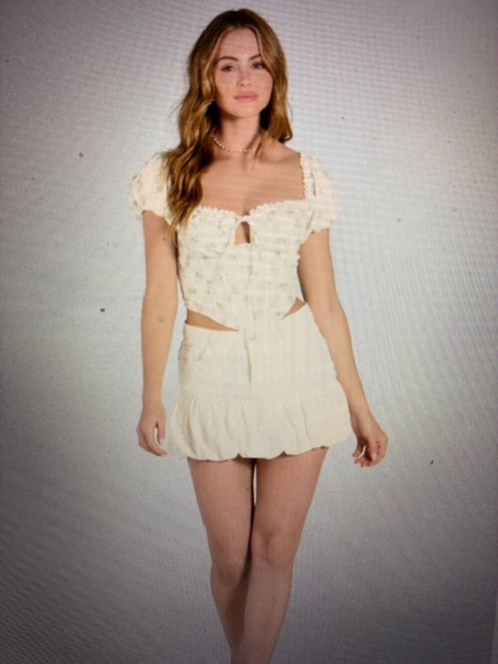 Windsor Fashions Bubble mini skirt